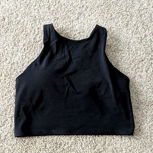 Athleta high neck crop top
